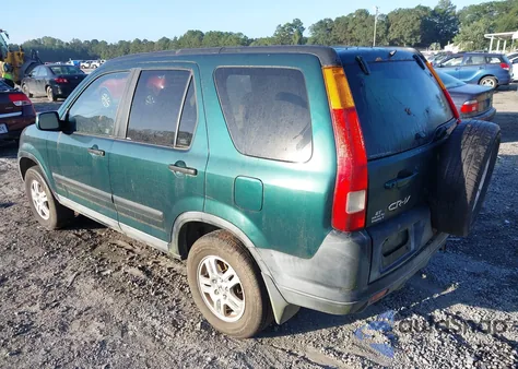 2003 Honda Cr-V Ex из США, поврежденный, VIN SHSRD78873U156923